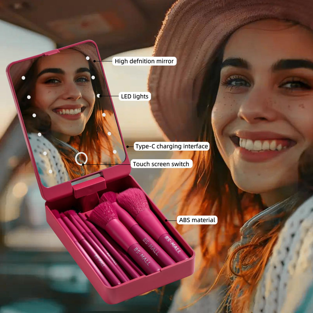 BS-MALL closeup of soft cruelty-free bristles for gentle blending benefit