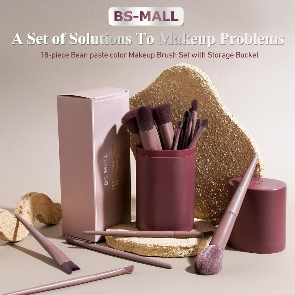 BS-MALL synthetic bristles texture close-up for streak-free, low-shed finish