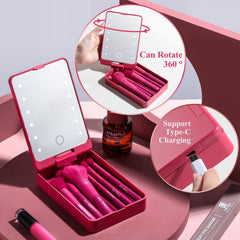 BS-MALL brush set laid out showing each tool and versatile coverage benefit