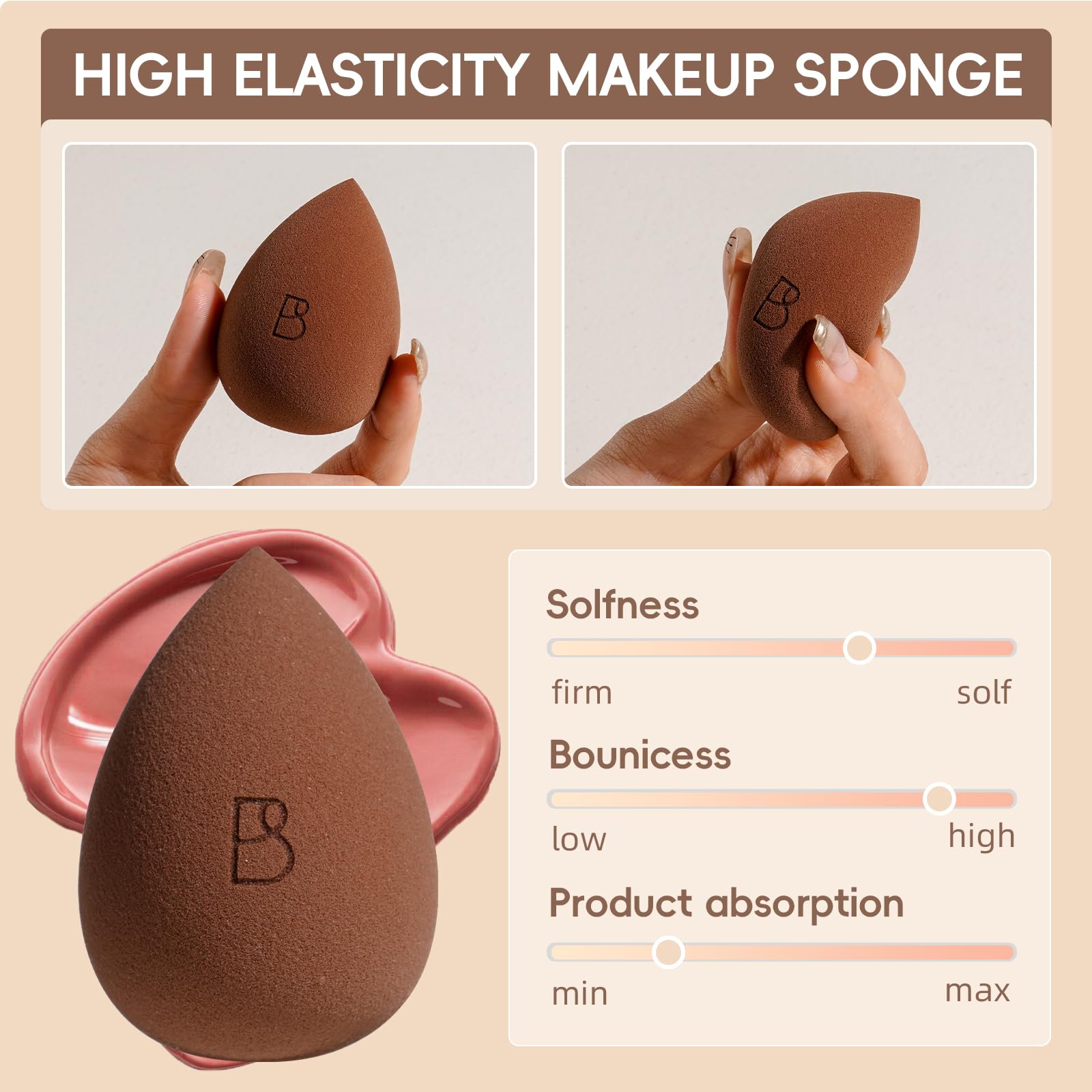 BS-MALL close-up bristle texture showcasing soft synthetic fibers for gentle application