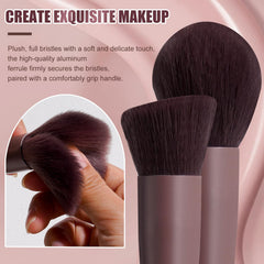 BS-MALL foundation brush close-up demonstrating smooth application control