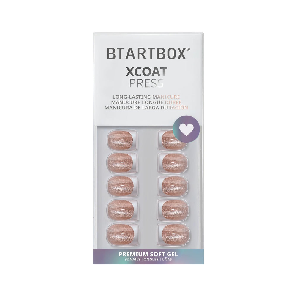 BTArtbox after application gloss showing salon-like shine benefit