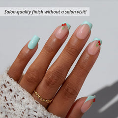 BTArtbox close-up of nail texture and slim 0.4mm tip for natural fit