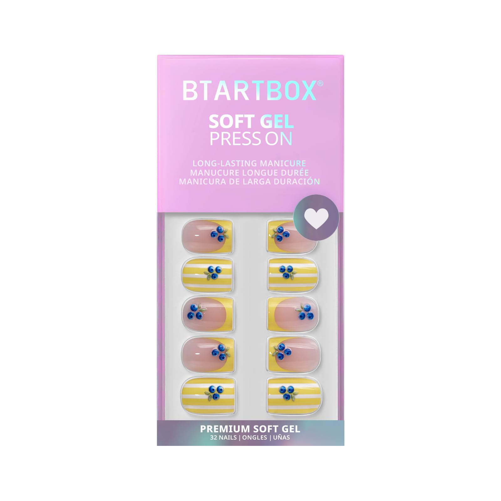 BTArtbox label and texture close-up showing builder-gel reinforcement and natural look