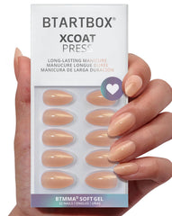 BTArtbox front packaging showing full nude almond kit benefit quick setup
