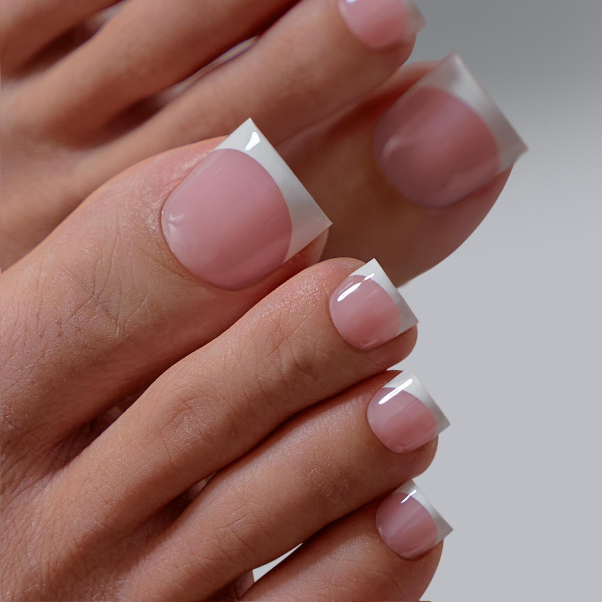 BTArtbox front packaging showing pink French tip design and count for quick selection