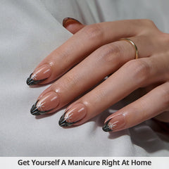 BTArtbox close-up of nail surface showing smooth gel texture and shine
