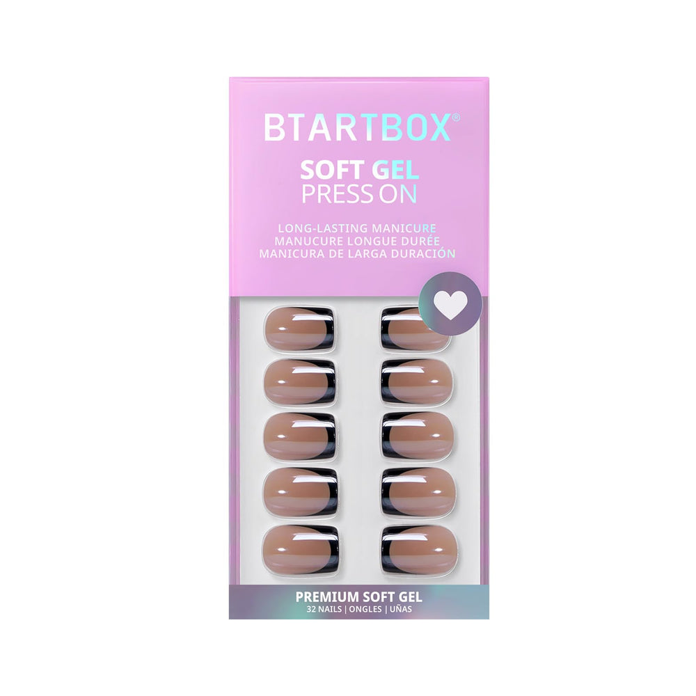 BTArtbox 30-piece nails laid out displaying size range and easy selection benefit