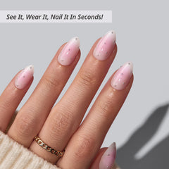 BTArtbox close-up of single nail texture and natural shine benefit