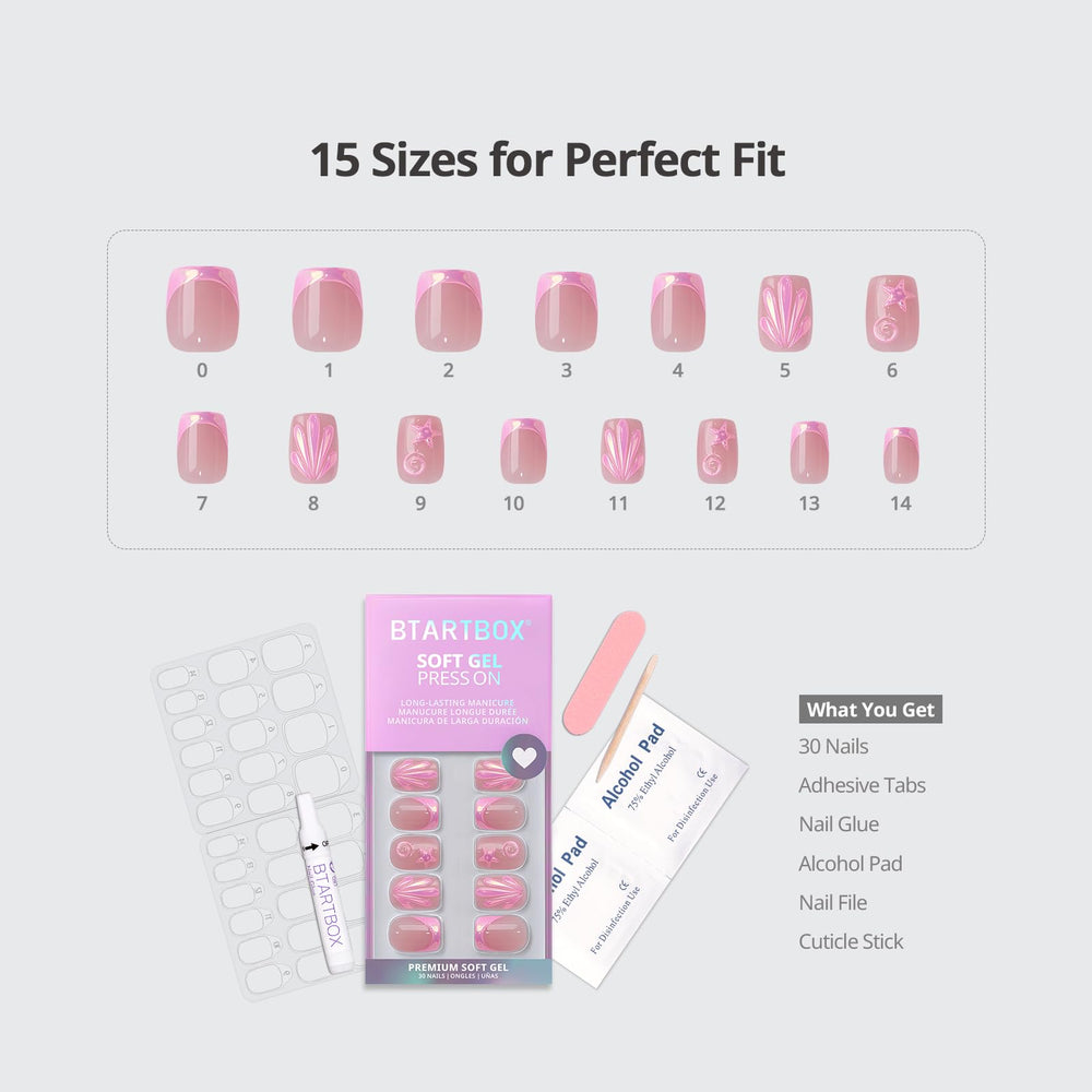 BTArtbox arranged 15 sizes display showing precise fit benefit