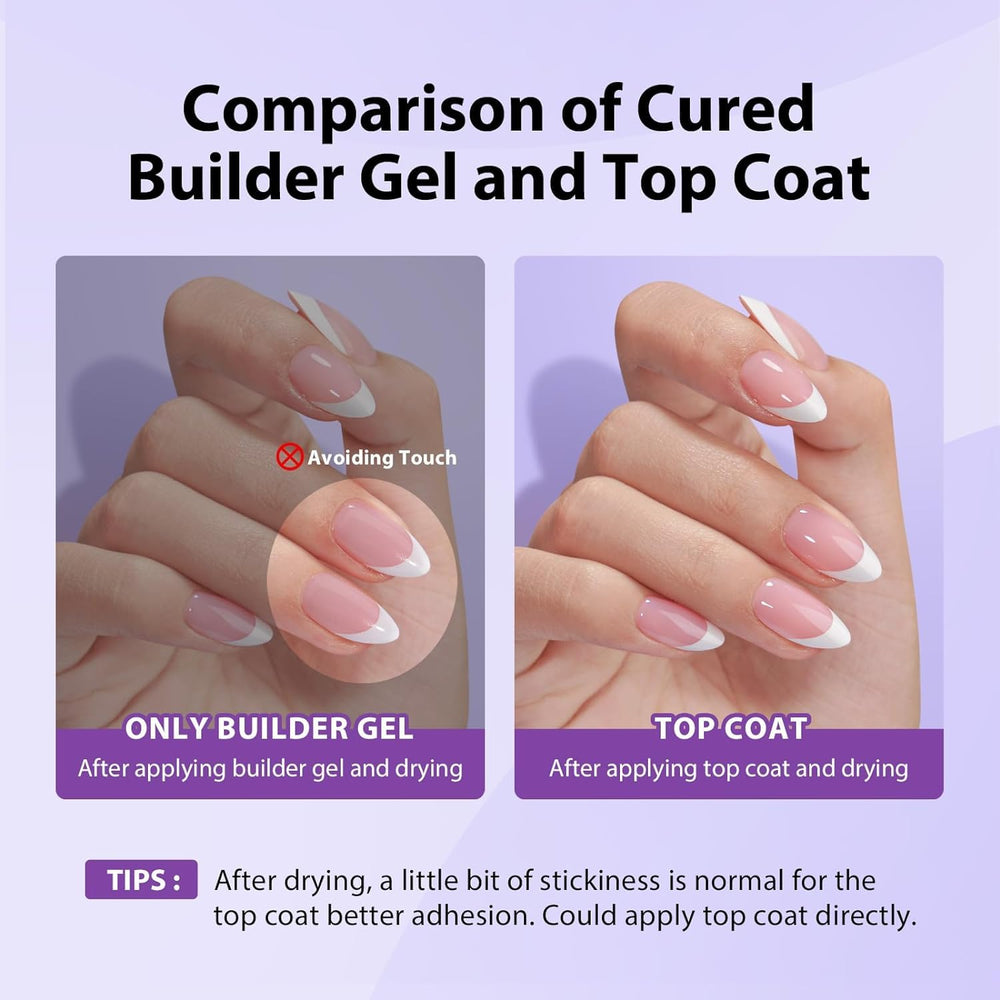 BTArtboxnails builder gel brush close-up for precise French tip application benefit