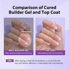BTArtboxnails builder gel brush close-up for precise French tip application benefit