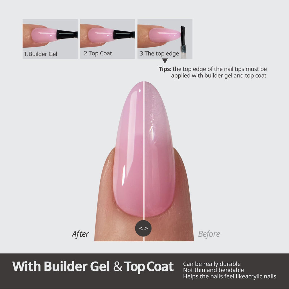 BTArtboxnails builder gel detail highlighting extra durability