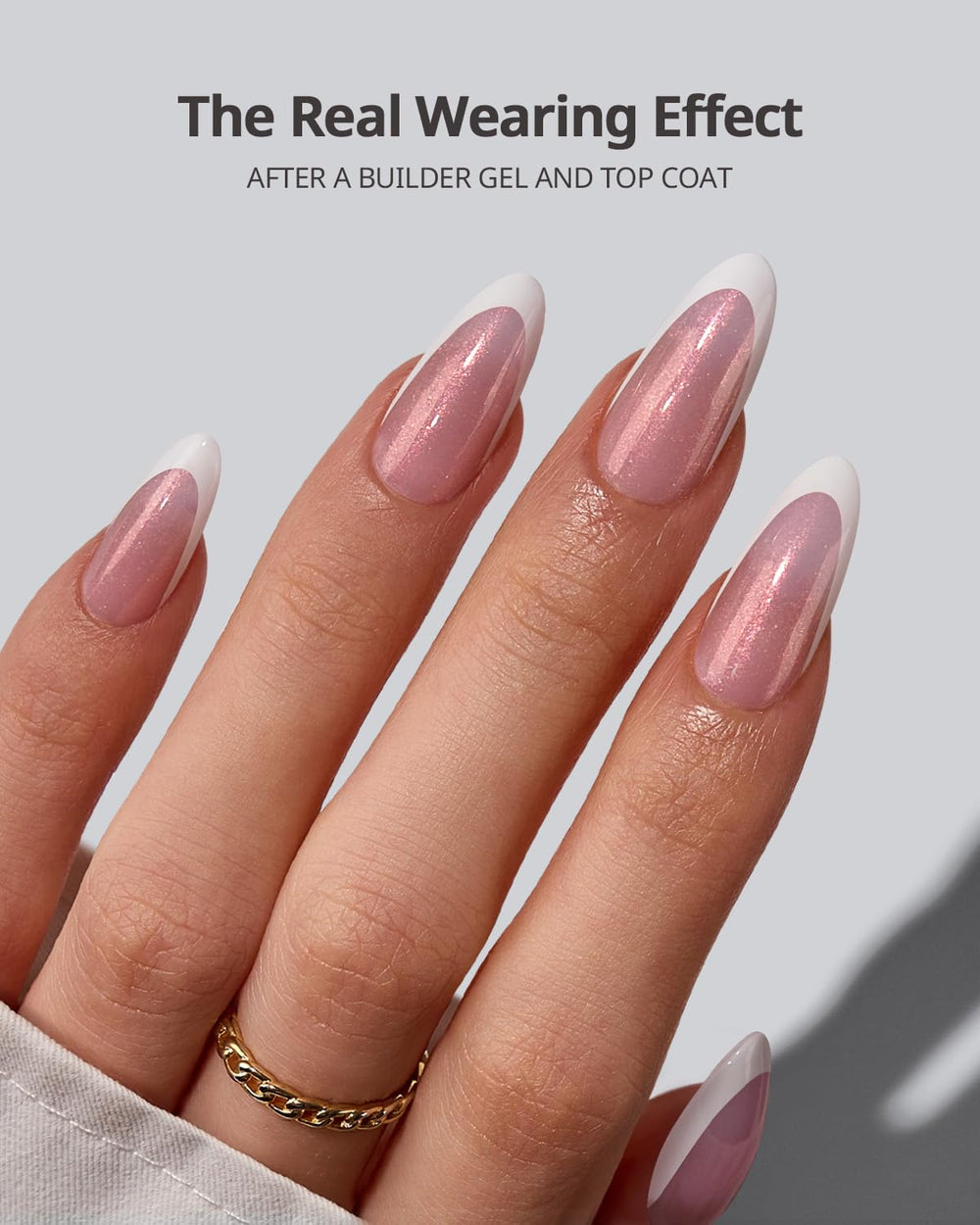 BTArtboxnails close-up of white French tip detail highlighting clean lines