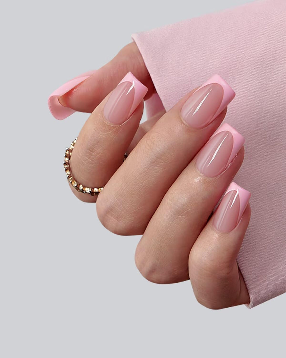 BTArtboxnails close-up of soft gel tip texture highlighting salon finish and realistic look