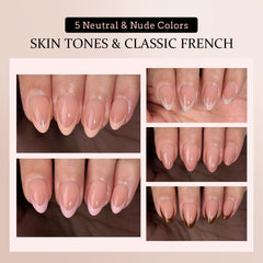 BTArtboxnails almond shape close-up showing salon contour