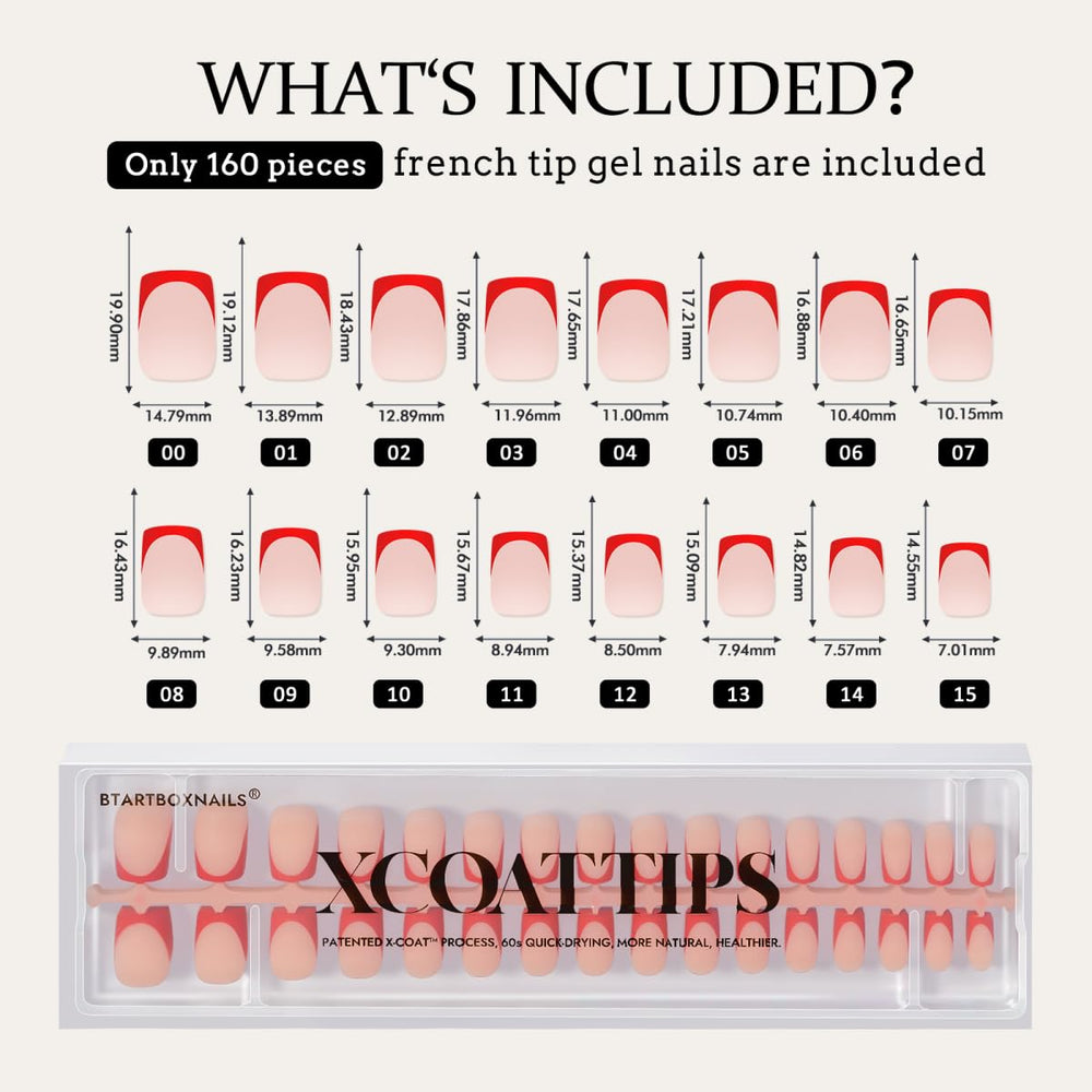 BTArtboxnails 160pcs kit laid out displaying complete contents