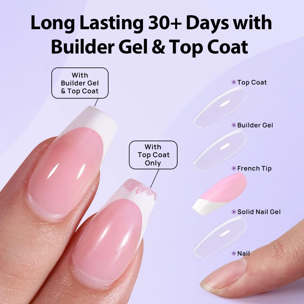 BTArtboxnails cured glossy French tip showing high shine and long-wear protection