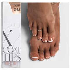 BTArtboxnails front packaging showing brown French toe nails for easy selection