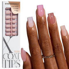 BTArtboxnails front packaging showing 160pcs and nude finish benefit long wear