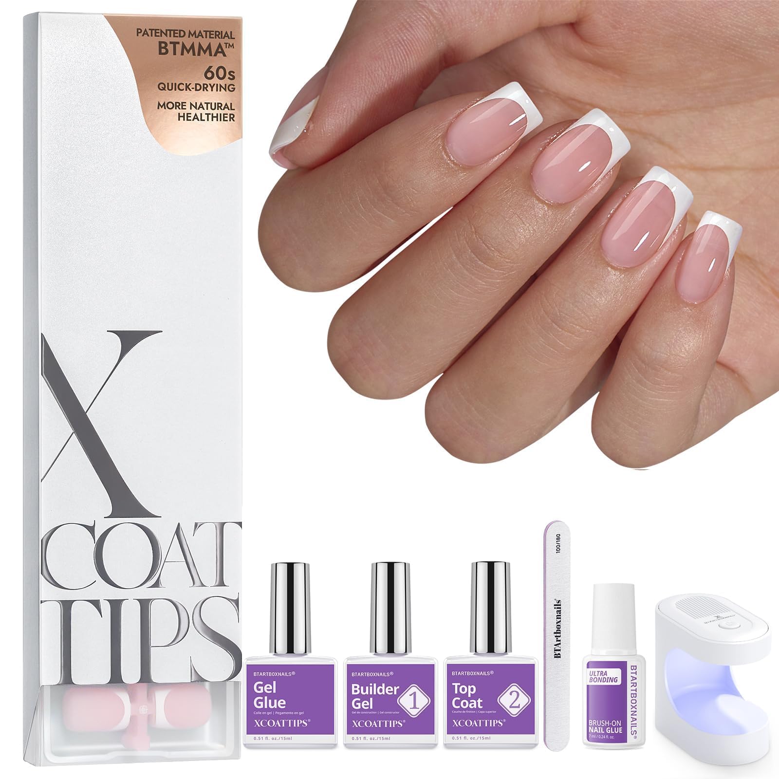 BTArtboxnails front packaging showing kit contents and benefits
