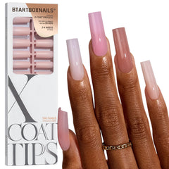 BTArtboxnails front packaging showing full 160-piece kit and included glue