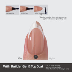 BTArtboxnails kit with lamp and gel glue for easy curing