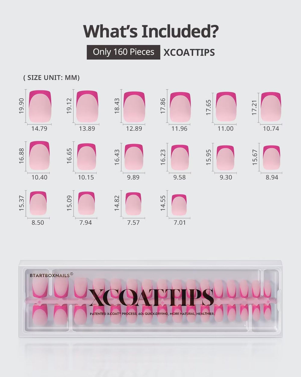 BTArtboxnails lifestyle image at desk showing short square nails staying polished during work