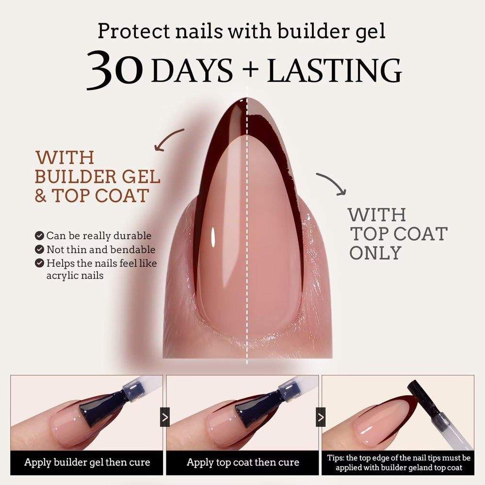 BTArtboxnails size comparison display with 16 pre-sized options