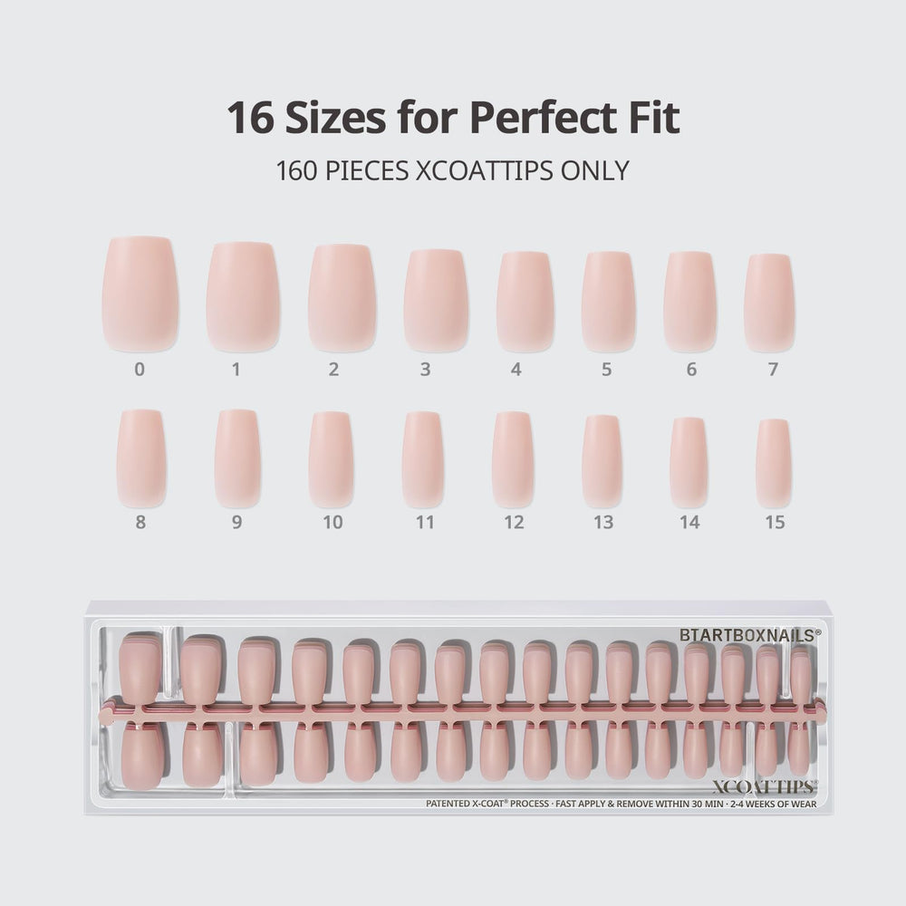 BTArtboxnails nails on hand for scale showing comfortable short coffin fit