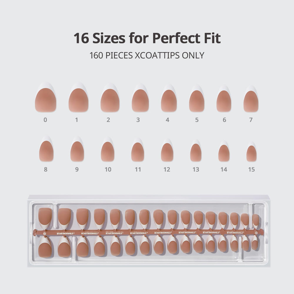 BTARTBOXNAILS array of pre-sized nails on hand for instant sizing