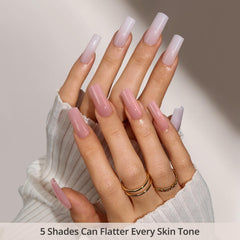 BTArtboxnails soft gel texture detail indicating flexibility and comfortable wear