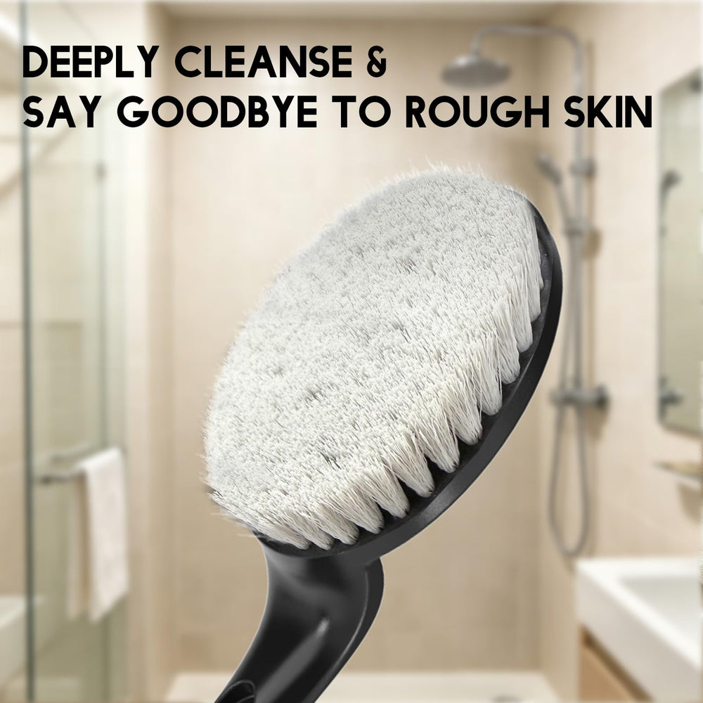 BTideas extended telescopic handle demonstrating reach and adjustable length benefit