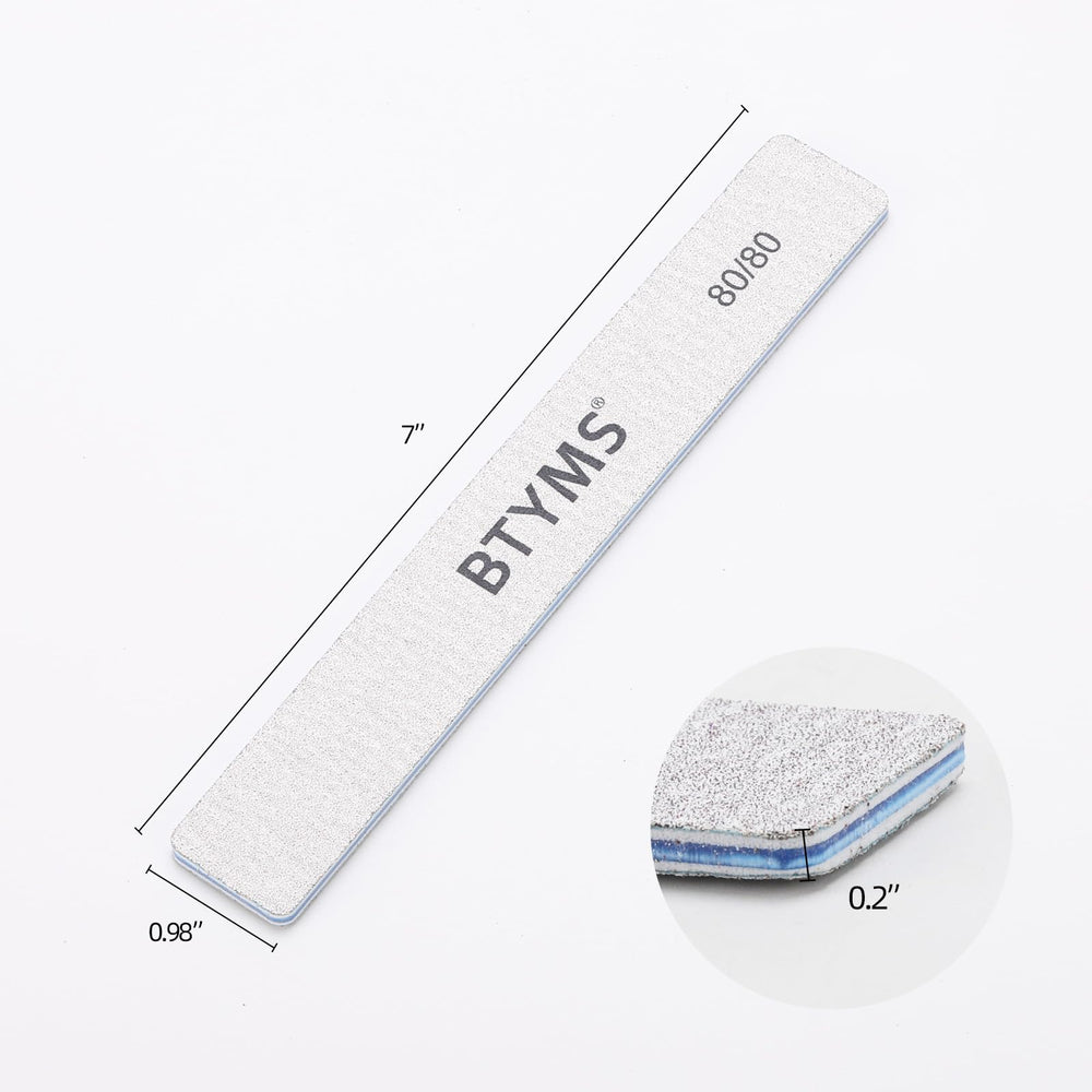 BTYMS close-up of 80/80 grit texture highlighting fast material removal