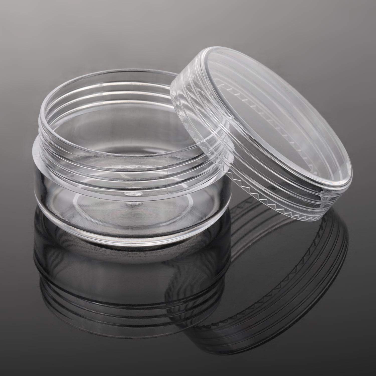 BTYMS jar filled with lip balm showing transparent visibility benefit