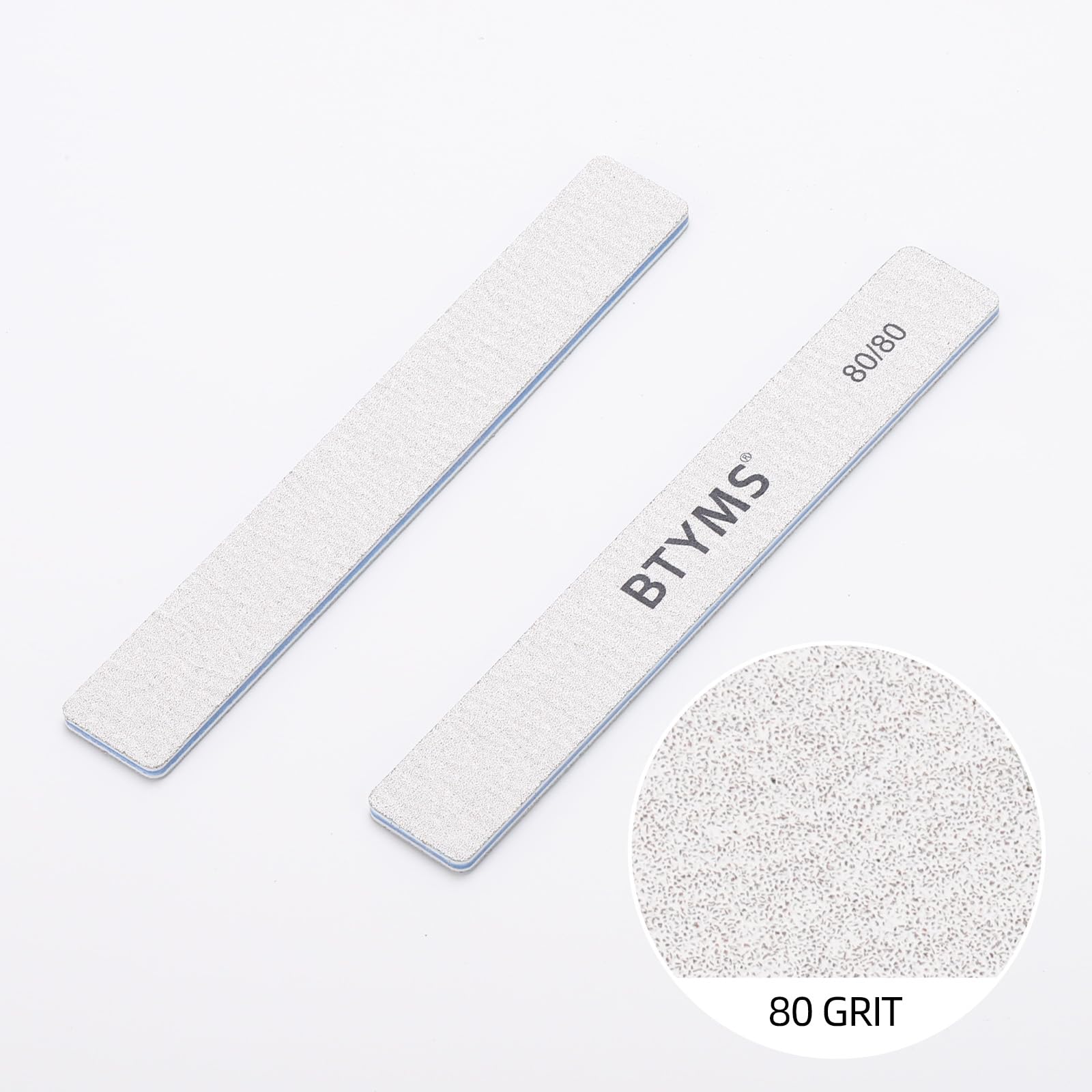 BTYMS file shaping an acrylic nail showing fast length reduction benefit