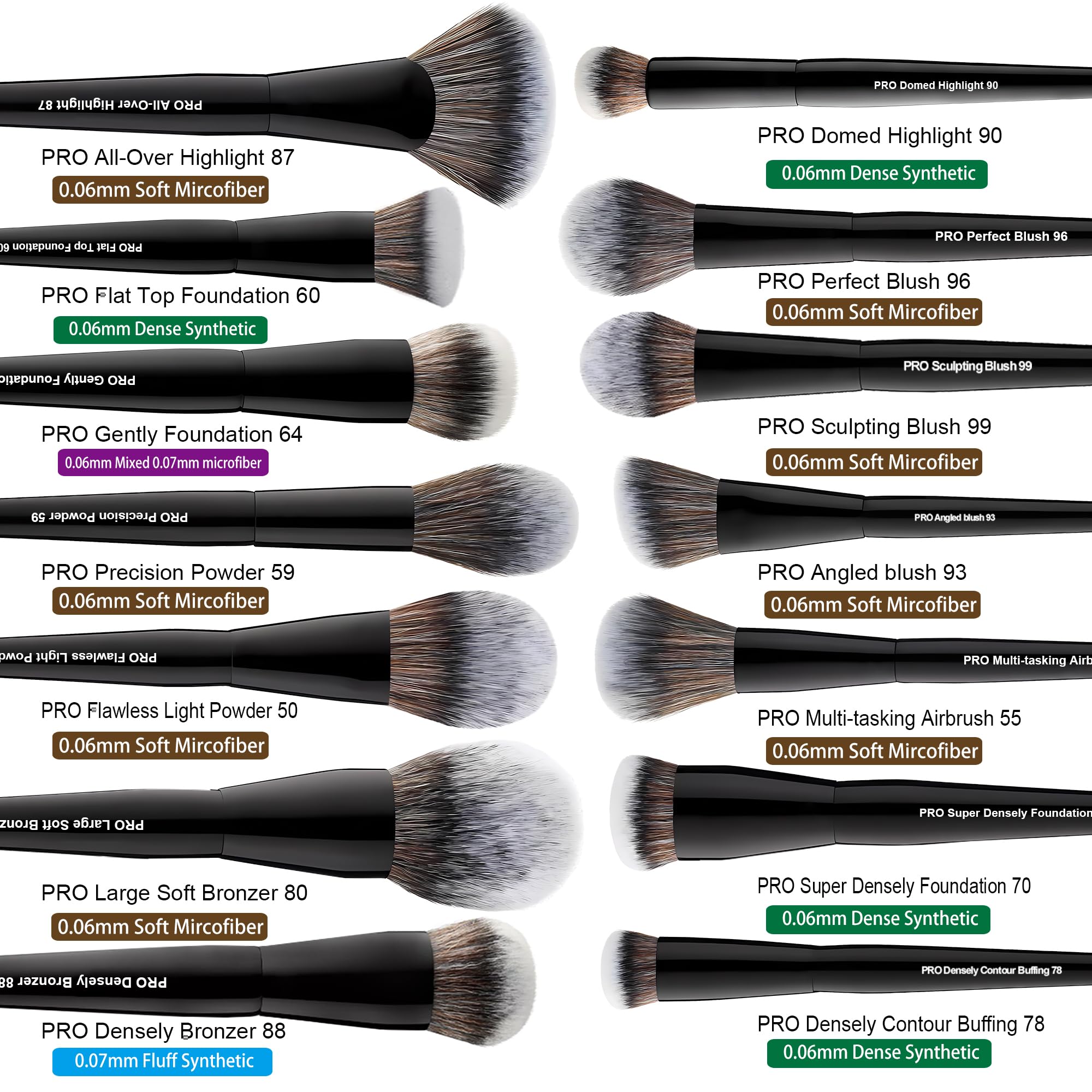 Bueart Design brush beside hand showing ergonomic comfortable grip