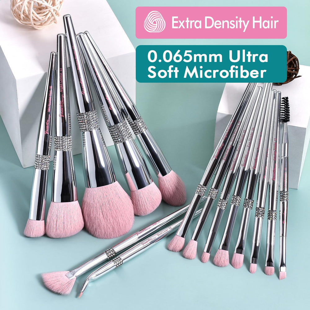 Bueart Design travel ready kit in makeup bag protecting brushes on the go