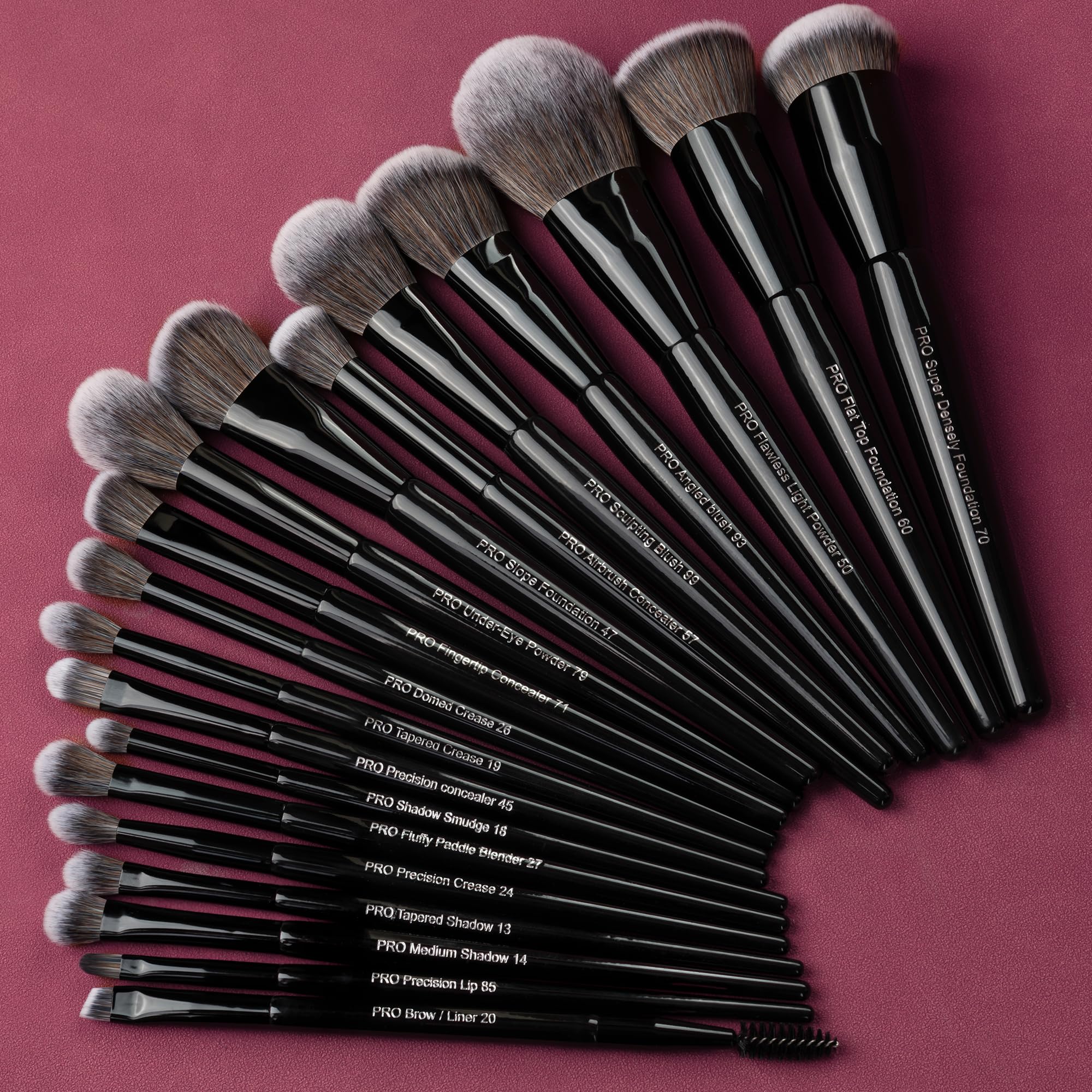 Bueart Design brushes arranged on vanity lifestyle shot conveying professional, ready-to-use kit