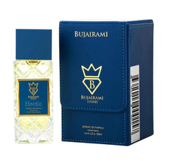 bujairami Hectic front bottle view showing elegant design and easy-grip bottle