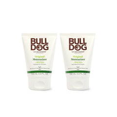 Bulldog original moisturizer front packaging showing brand and size, easy identification