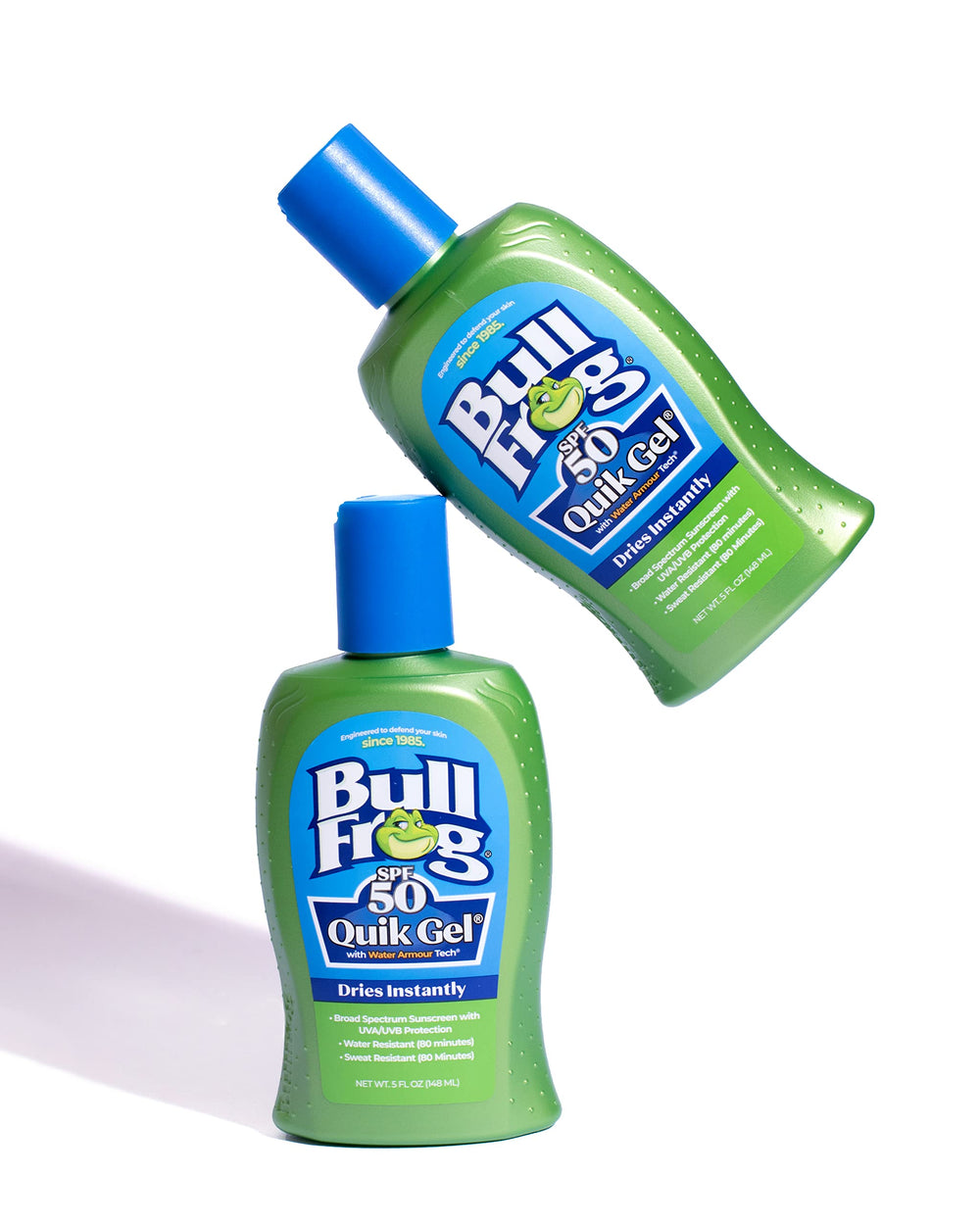 Bullfrog Quik Gel applied on forearm demonstrating smooth spread and invisible protection