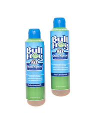 Bullfrog sunscreen in use at beach proving water-resistant protection