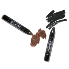 Bumble and bumble Color Stick next to a coin illustrating compact size and portability advantage