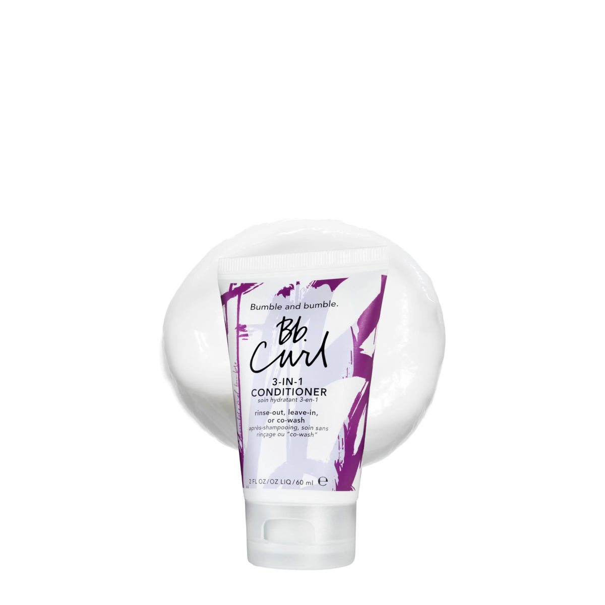 Bumble and bumble front packaging of travel conditioner showing product name and size
