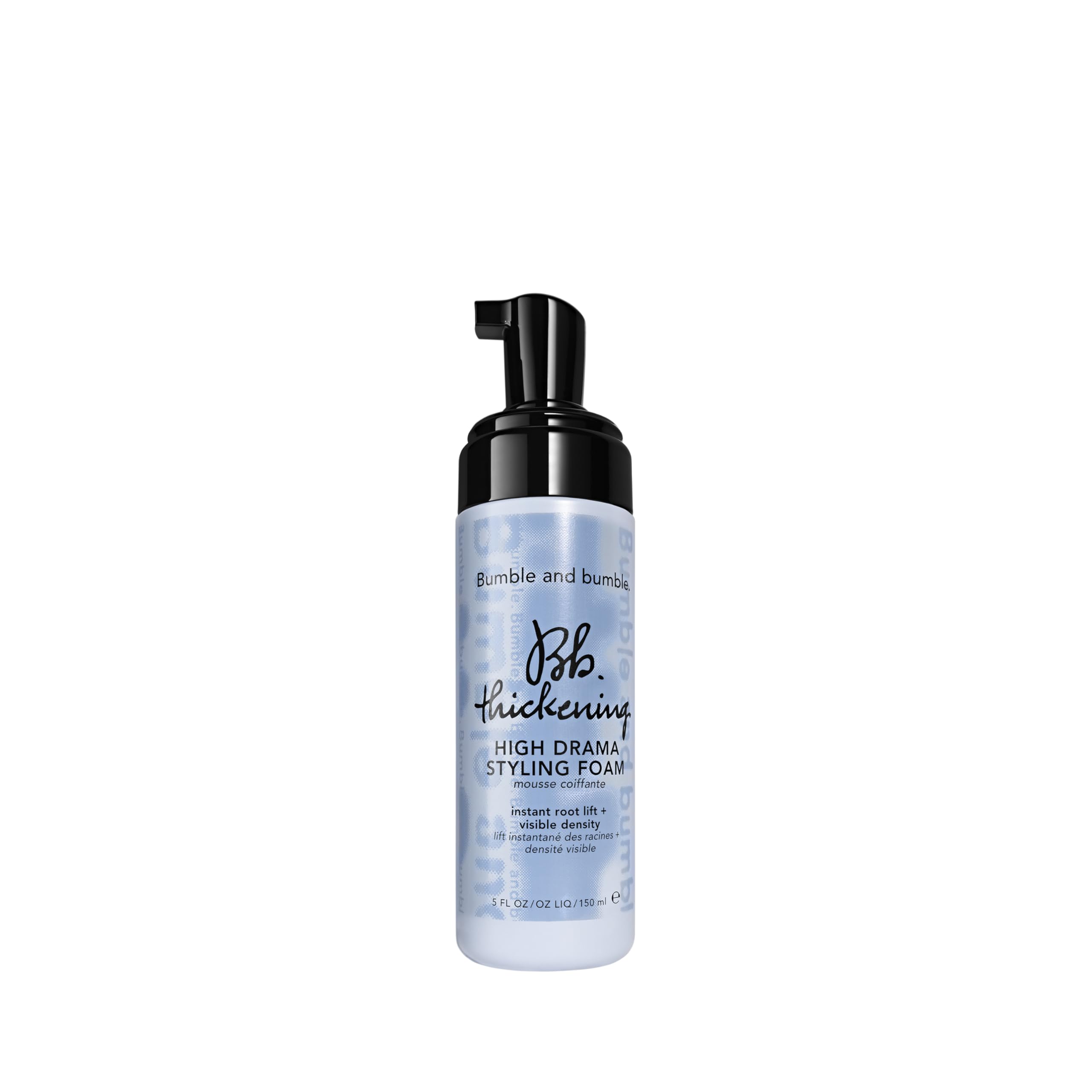 Bumble and bumble front packaging showing product and volume