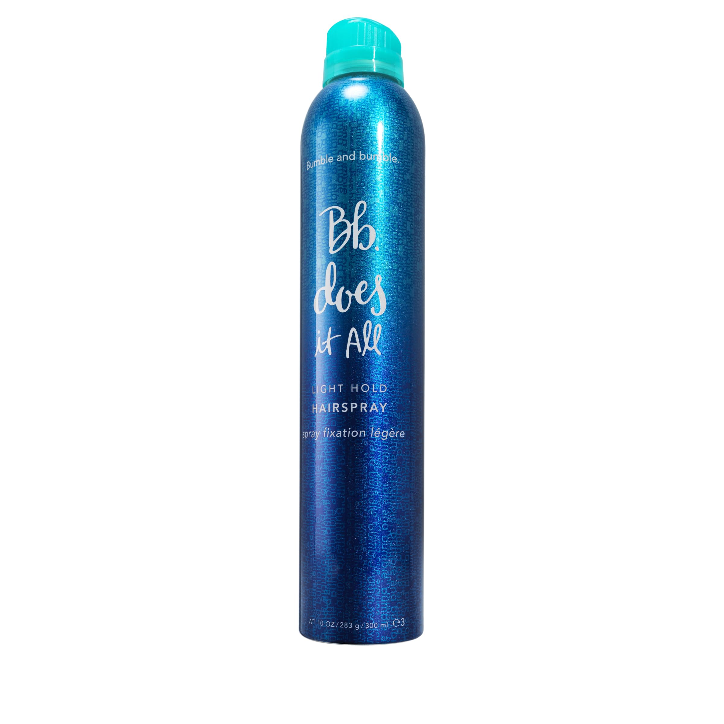 Bumble and bumble front packaging showing product branding and size benefit