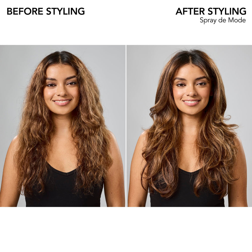 bumble and bumble hairspray texture spray pattern, provides soft finish