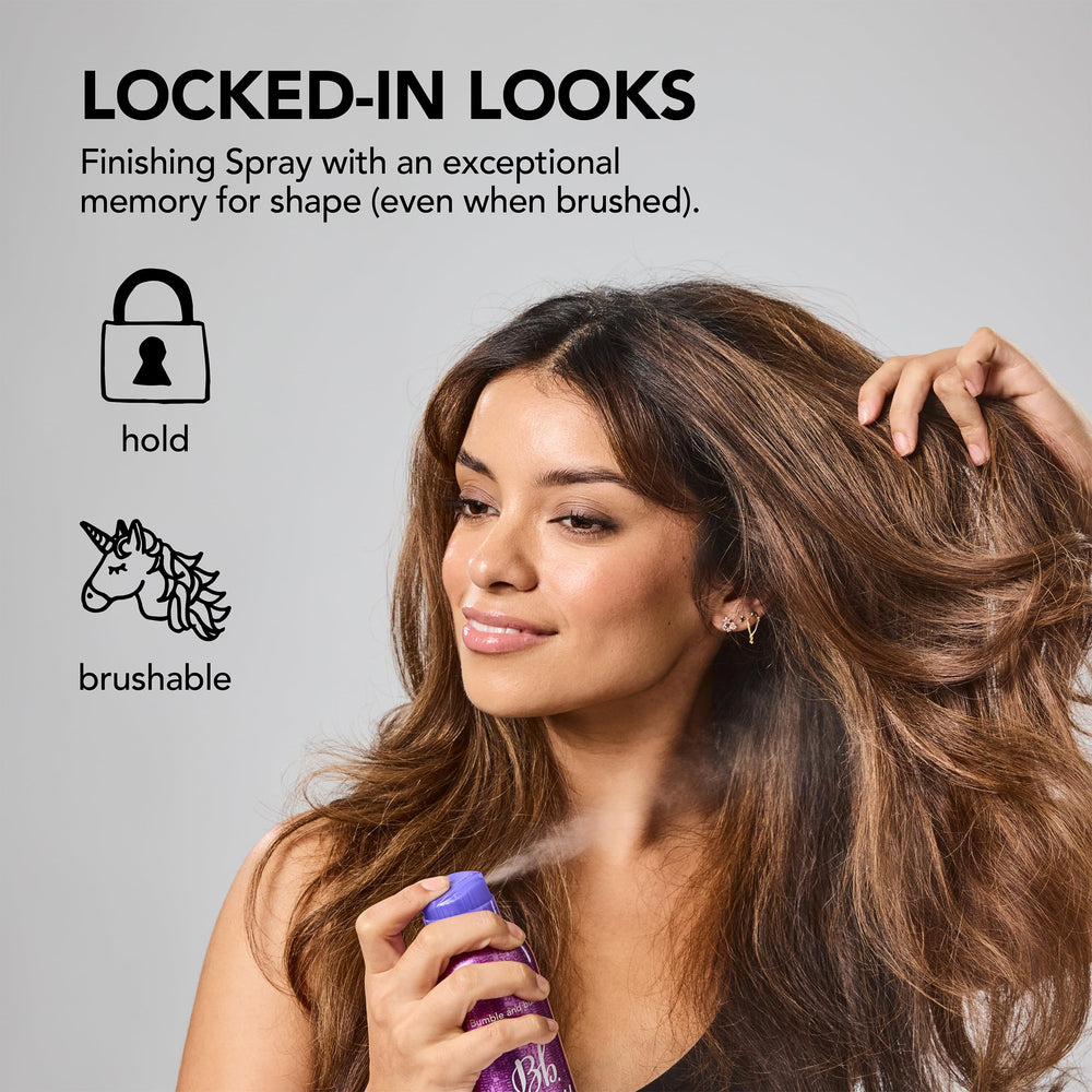 Bumble and bumble close-up label highlighting scent profile and appeal