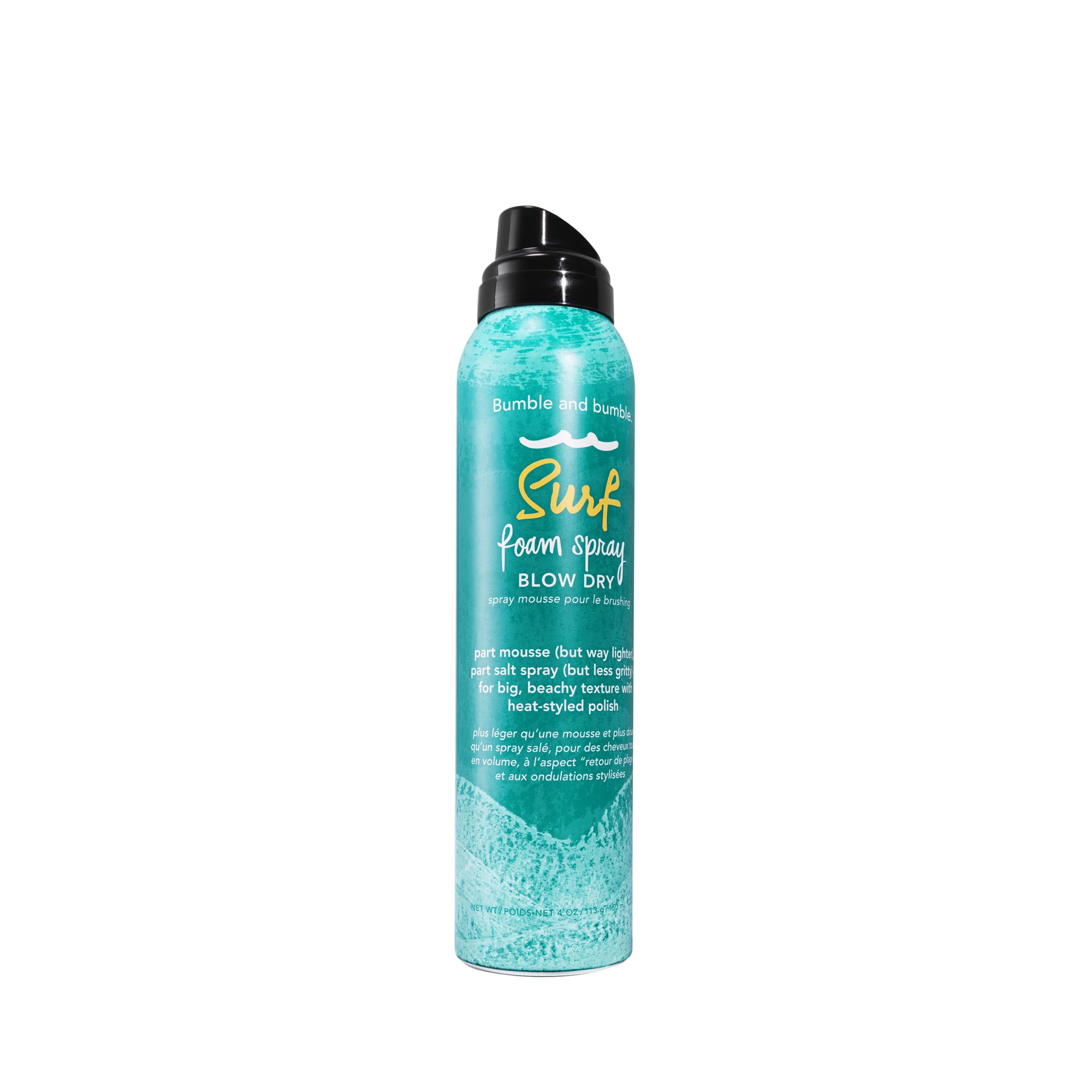 Bumble and bumble front packaging showing 4 oz size and beachy styling benefit